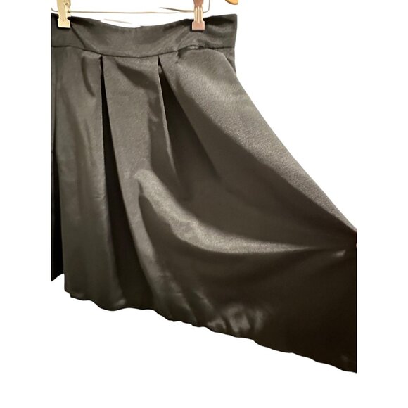 👗 2/$30 👗 Long Black Formal Zip-Up Pleated Skirt with Three Layers Estimate M - Picture 4 of 13